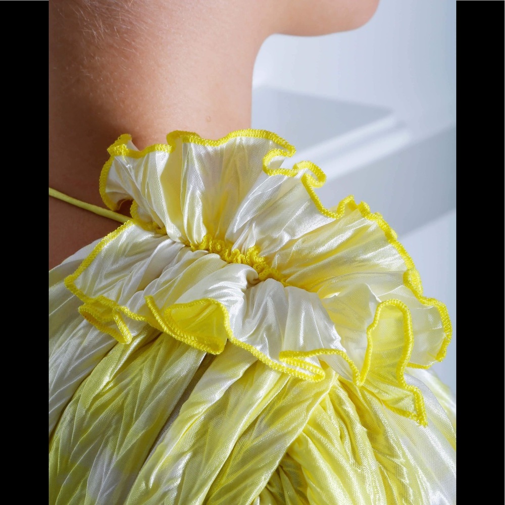 DUSTED SUN PLEATED DRESS 🎄(CHRISTMAS SALE) 🎄 - Picture 8 of 10